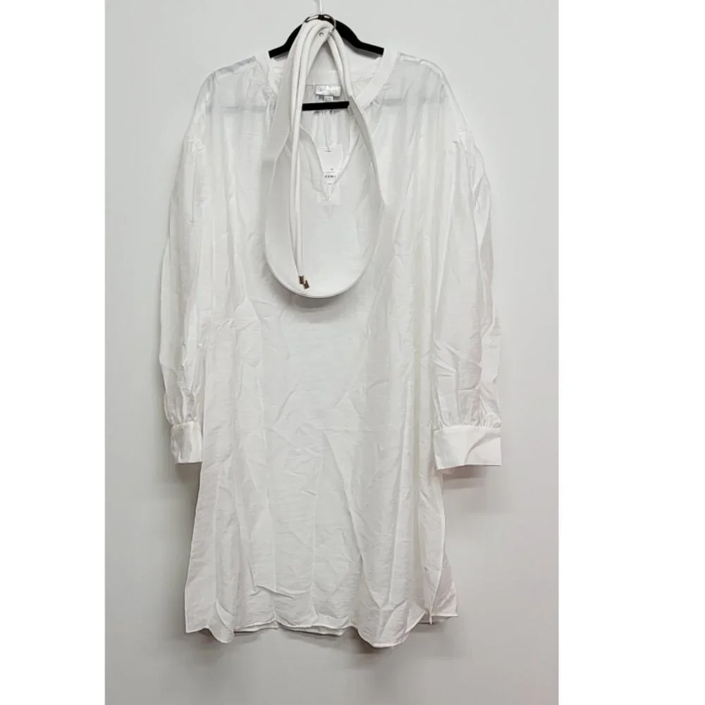 NWT City Chic REFINITY Ivory White Sienna Sleeve Tunic Dress 20